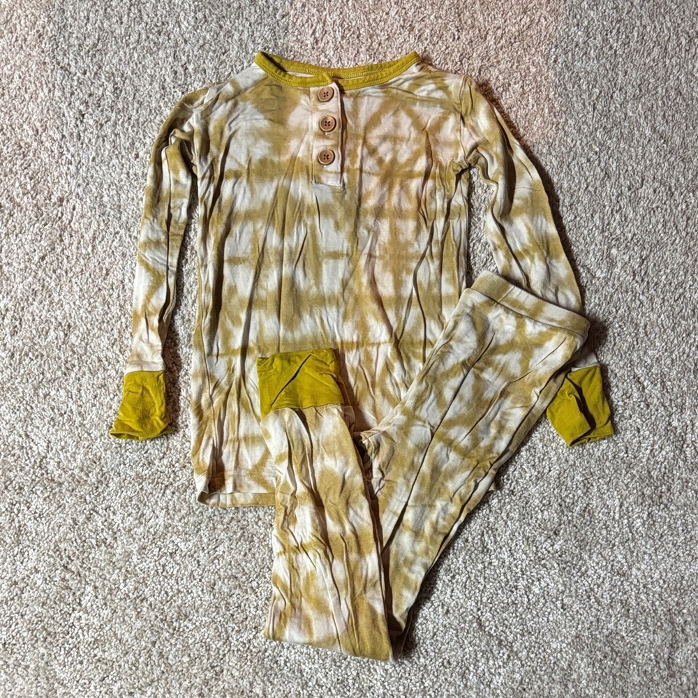 Tie-Dye Long Sleeve Pajama Set